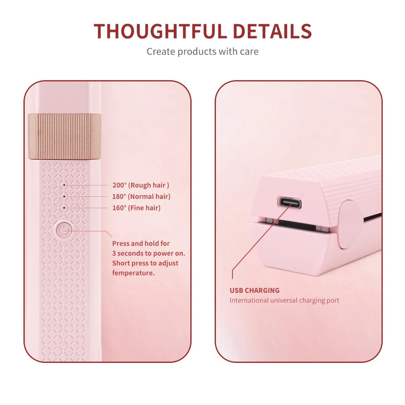 Portable Hair Straightener By Straight-Ease